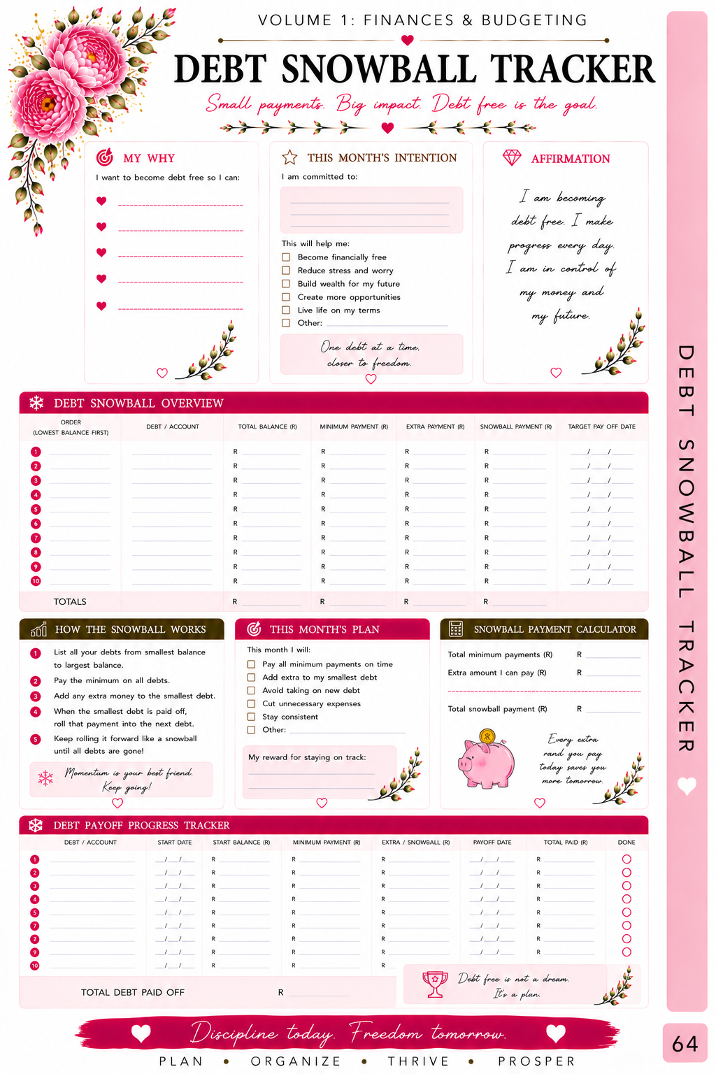 Mom Life Planner - Volume 1 - Finances and Budget