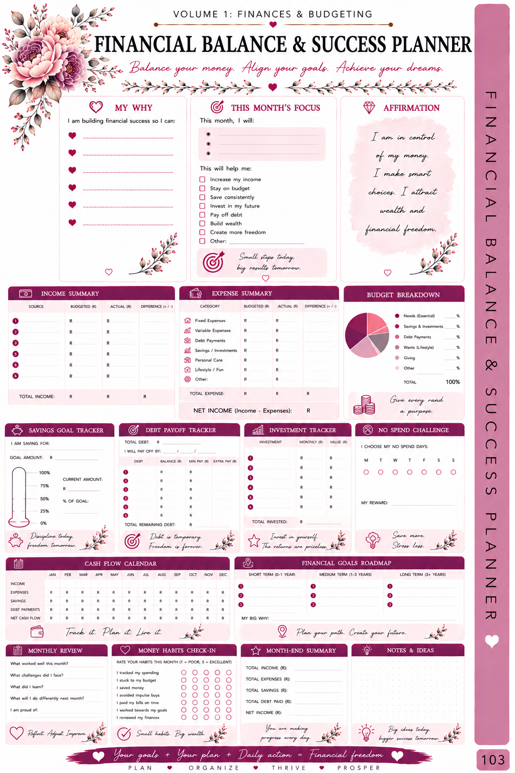 Mom Life Planner - Volume 1 - Finances and Budget