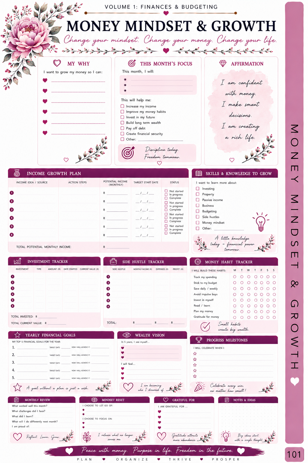 Mom Life Planner - Volume 1 - Finances and Budget