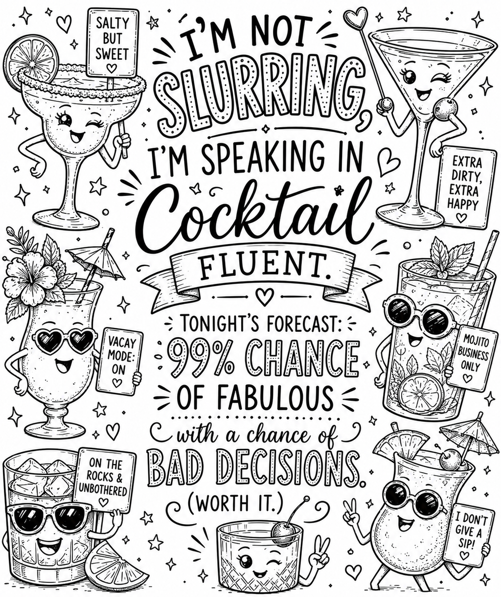Printable Colouring Pages for Moms - Funny Sassy Adult Coloring Book PDF Instant Download